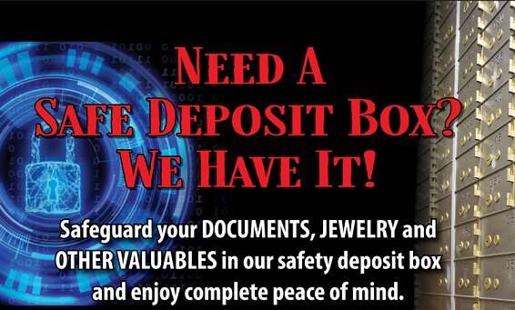 Safe Deposit Boxes at Citizens 1st Bank